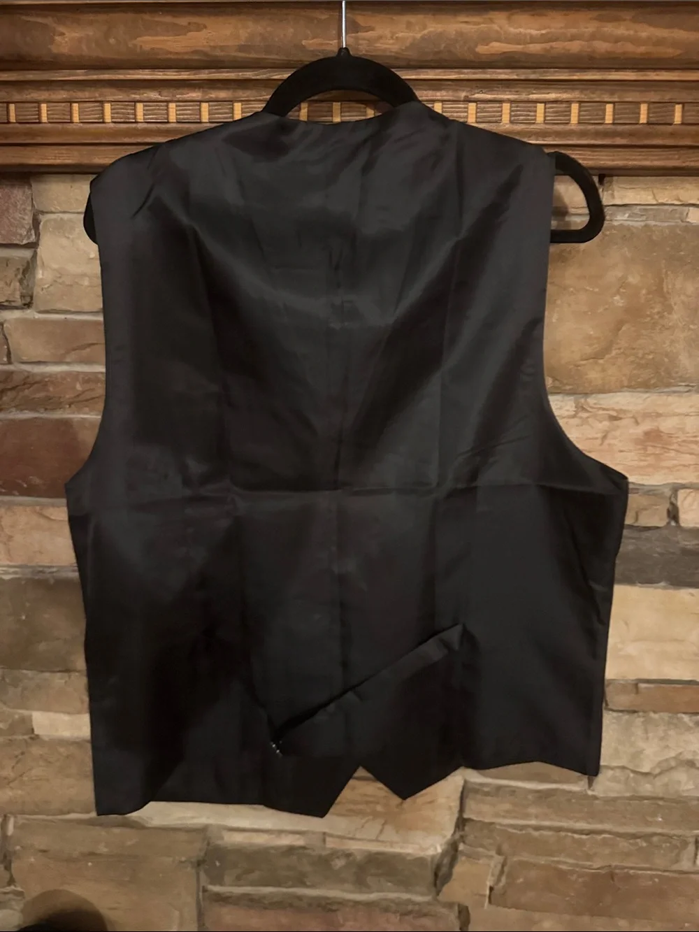 Men's Black Dress Vest - Classic Tailored Waistcoat with Clip Bow Tie